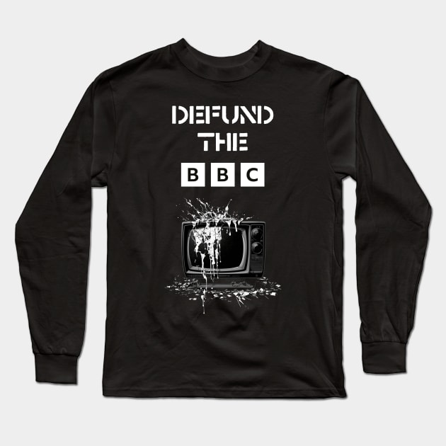 Defund the BBC Long Sleeve T-Shirt by RichieDuprey